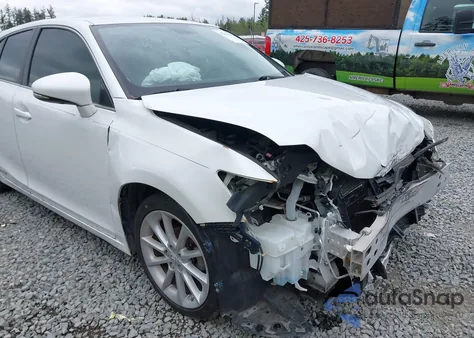 2012 Lexus Ct 200H Premium from USA, damaged, VIN JTHKD5BHXC2058167
